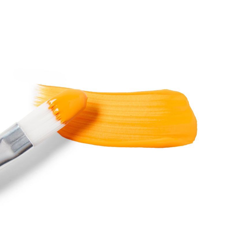 slide 3 of 3, 2oz Satin Acrylic Paint Pumpkin Party - Mondo Llama™, 2 oz