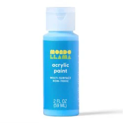 2oz Satin Acrylic Paint Cawing Macaw - Mondo Llama™