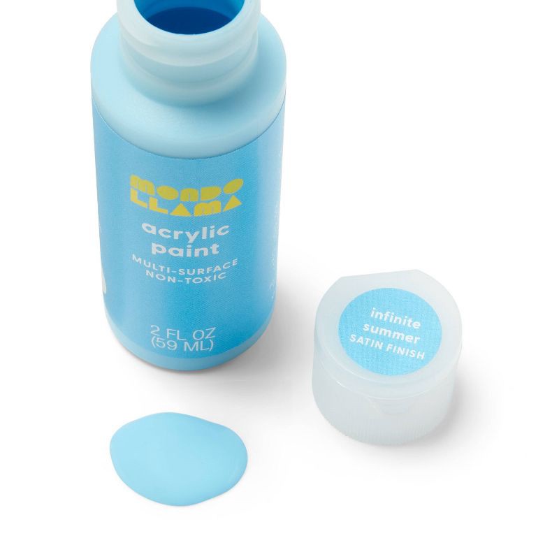 slide 2 of 3, 2oz Satin Acrylic Paint Infinite Summer - Mondo Llama™, 2 oz