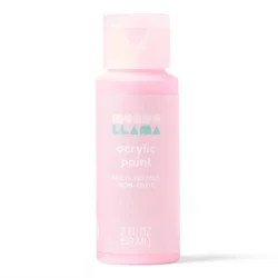 2oz Satin Acrylic Paint Flamingo Feathers - Mondo Llama™