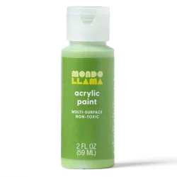 2oz Satin Acrylic Paint Earthy Matcha - Mondo Llama™