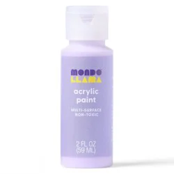 2oz Satin Acrylic Paint Glittering Amethyst - Mondo Llama™