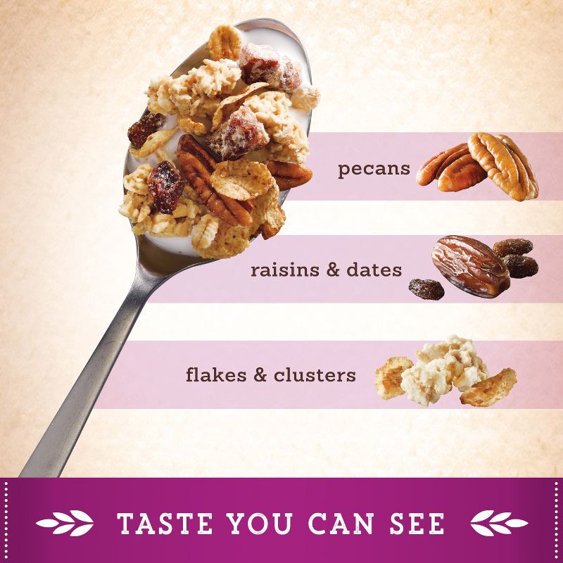 slide 3 of 10, Post Great Grains Raisins Dates & Pecans Breakfast Cereal - 19oz, 19 oz