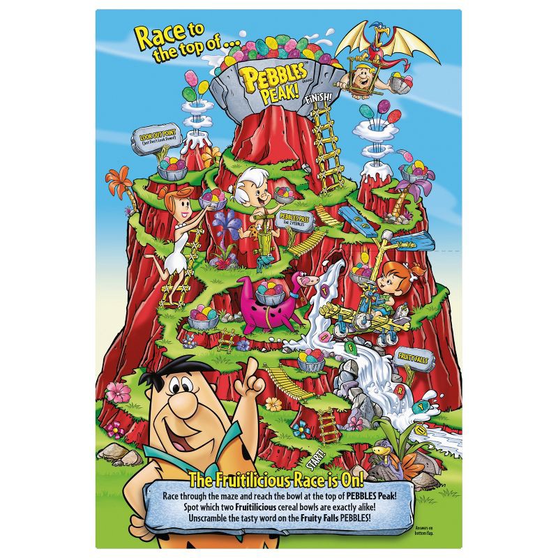slide 2 of 9, Post Fruity Pebbles Breakfast Cereal - 23oz, 23 oz
