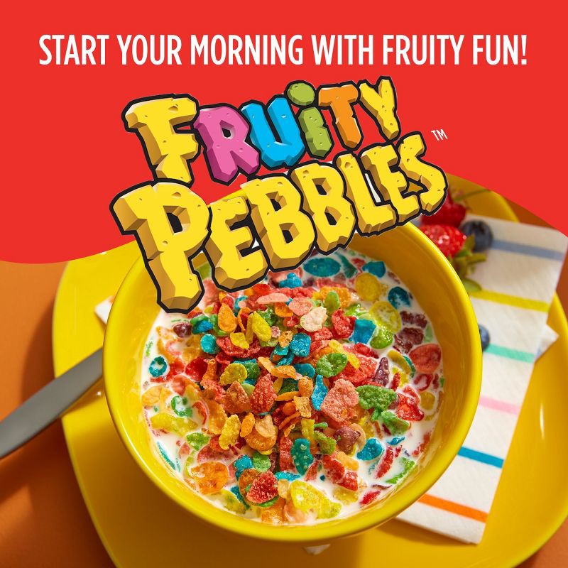 slide 4 of 9, Post Fruity Pebbles Breakfast Cereal - 23oz, 23 oz