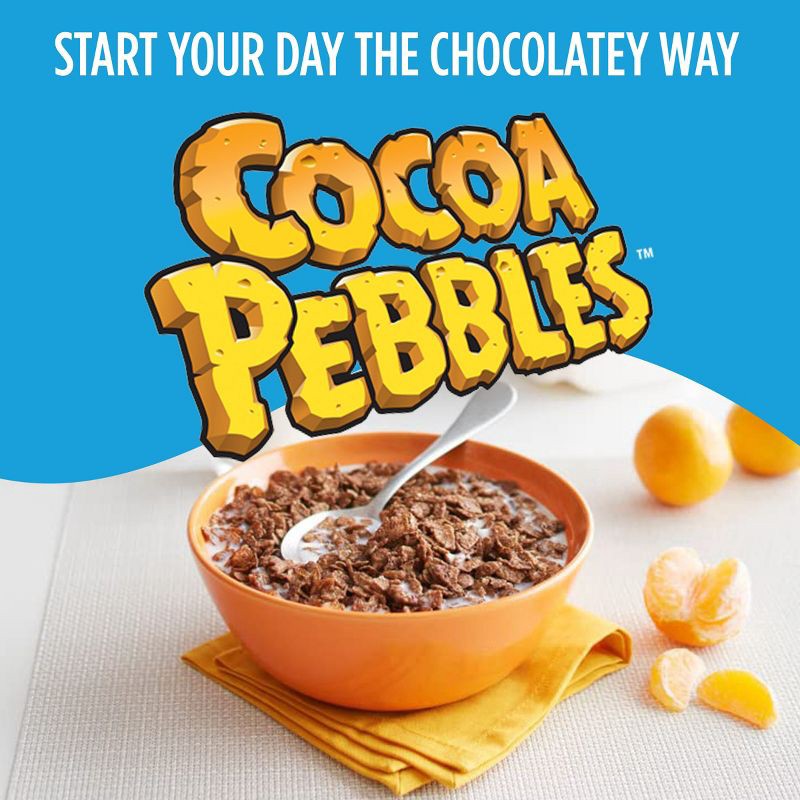 slide 4 of 9, Post Cocoa Pebbles Breakfast Cereal - 23oz, 23 oz