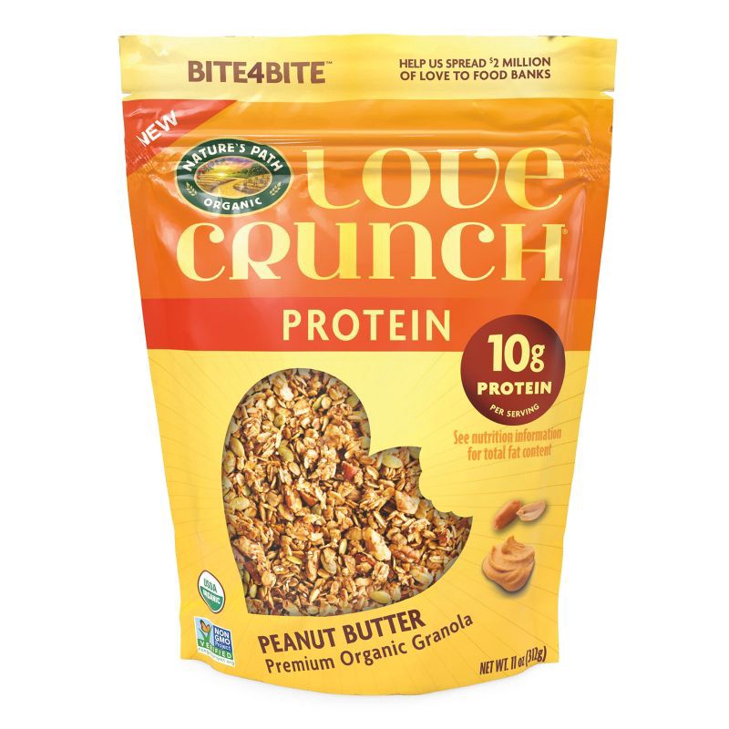 slide 1 of 3, Nature's Path Love Crunch Protein Peanut Butter Granola - 11oz, 11 oz
