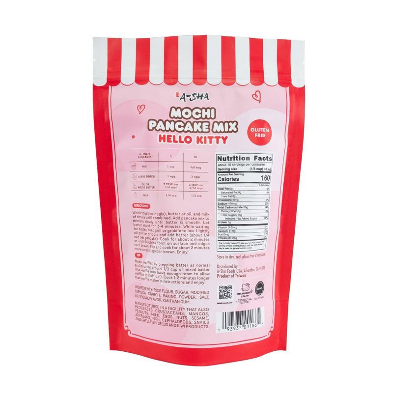 slide 2 of 5, A-Sha Foods USA A-Sha x Hello Kitty Mochi Pancake Mix Original - 16oz, 16 oz