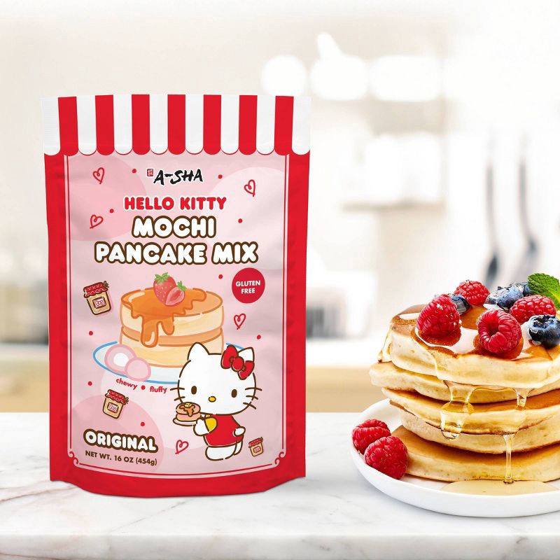 slide 6 of 7, A-Sha Foods USA A-Sha x Hello Kitty Mochi Pancake Mix Original - 16oz, 16 oz