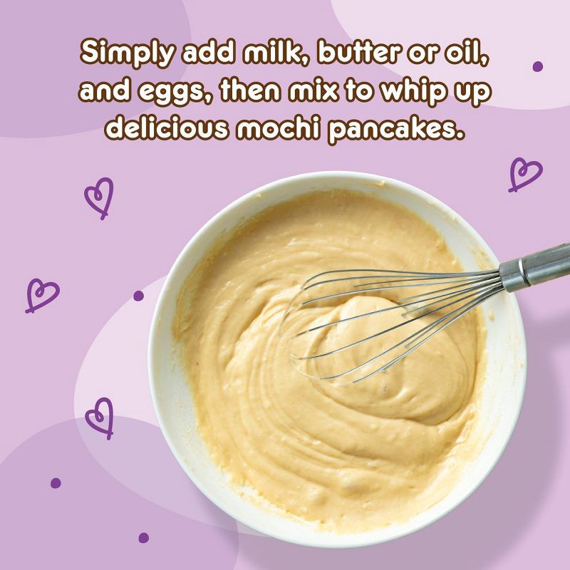 slide 4 of 7, A-Sha Foods USA A-Sha x Hello Kitty Mochi Pancake Mix Ube - 16oz, 16 oz