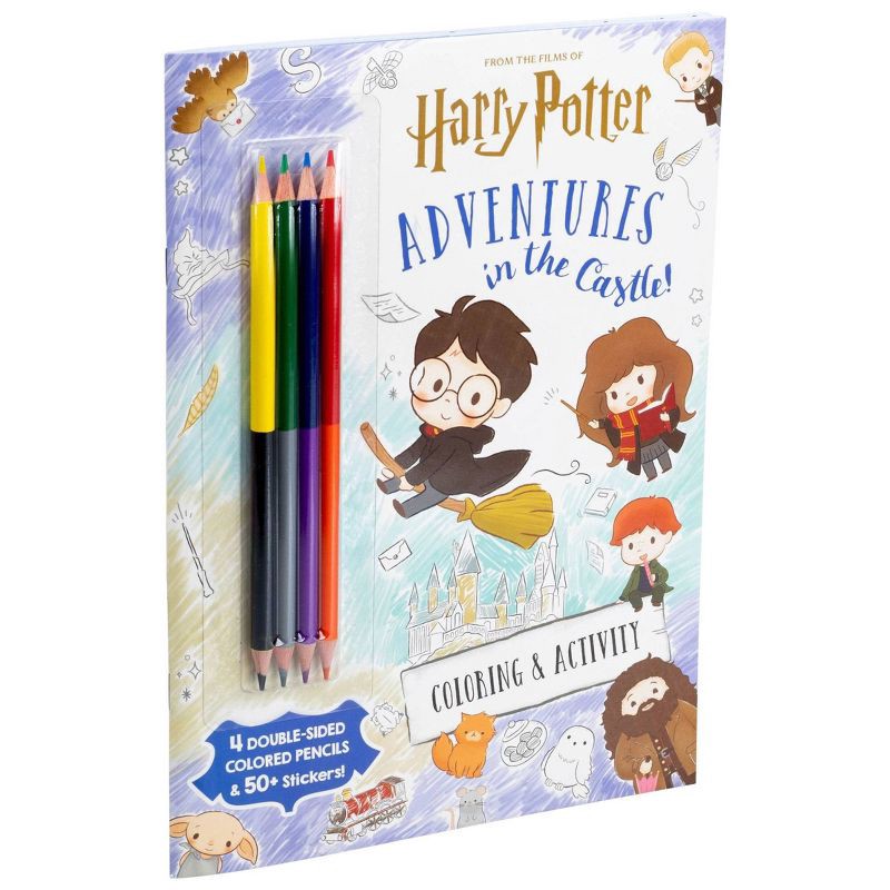 slide 2 of 6, Studio Fun Wizarding World: Adventures in the Castle - (Color & Activity with Colored Pencils) by Delaney Foerster (Paperback), 1 ct