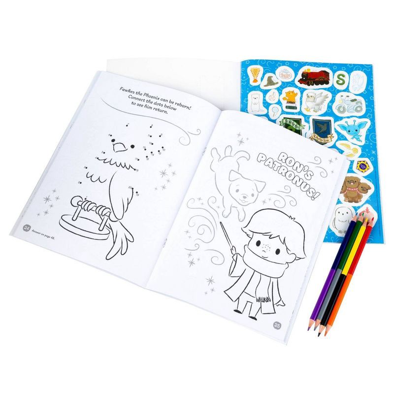 slide 3 of 6, Studio Fun Wizarding World: Adventures in the Castle - (Color & Activity with Colored Pencils) by Delaney Foerster (Paperback), 1 ct