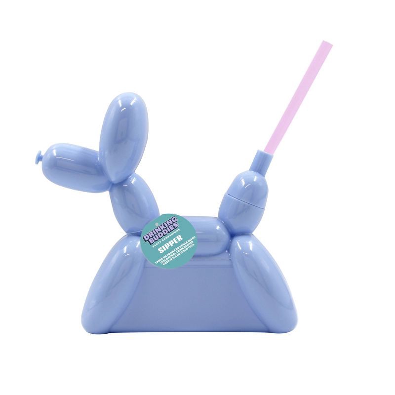 slide 1 of 7, NPW Everyday Gifting Balloon Dog Sipper 16 fl oz, 16 fl oz