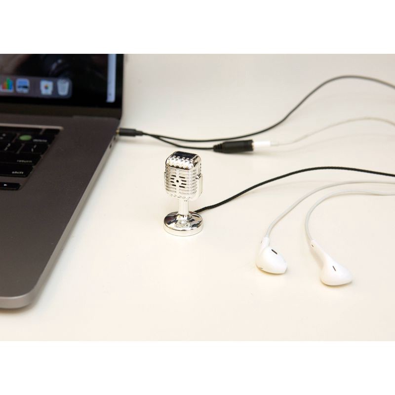 slide 2 of 3, Kikkerland Retro Karaoke Mic, 1 ct