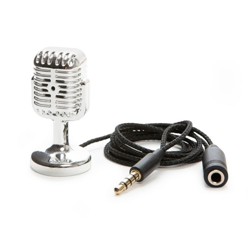 slide 1 of 3, Kikkerland Retro Karaoke Mic, 1 ct