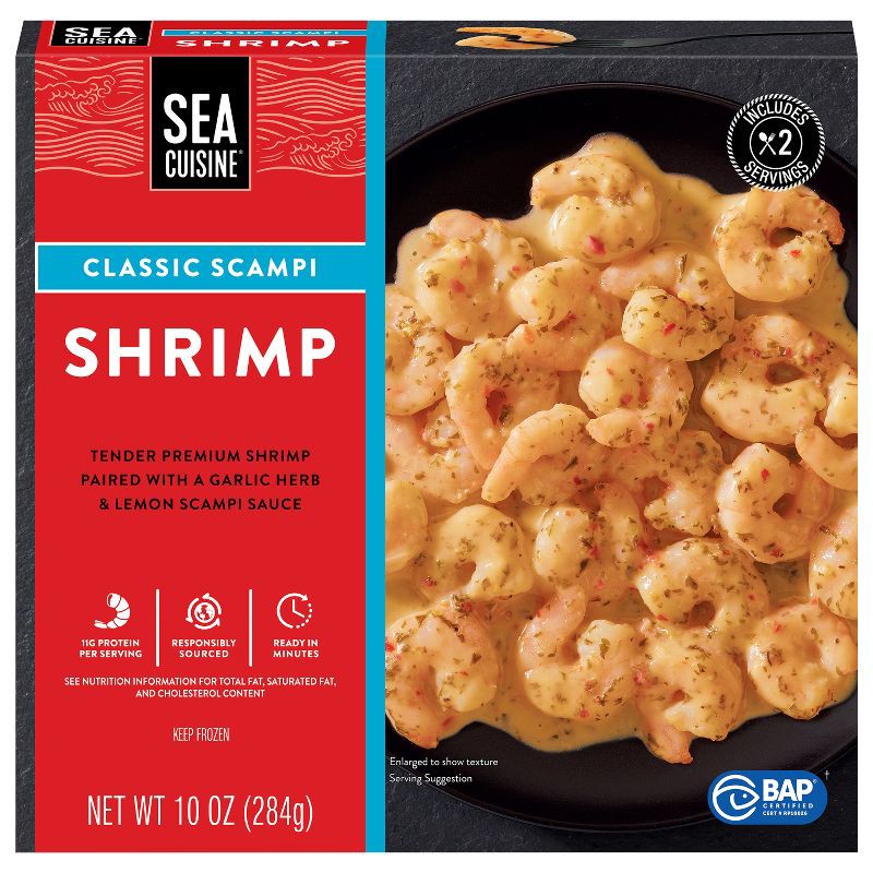 slide 1 of 5, Sea Cuisine Classic Shrimp Scampi - Frozen - 10oz, 10 oz