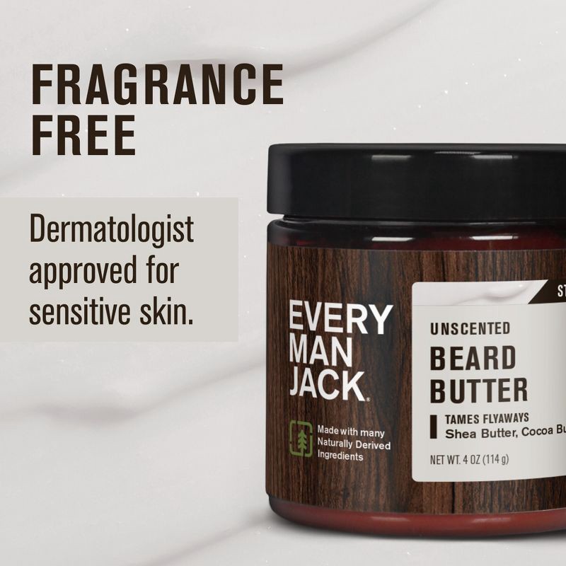 slide 4 of 12, Every Man Jack Beard Butter - Unscented - 4oz, 4 oz