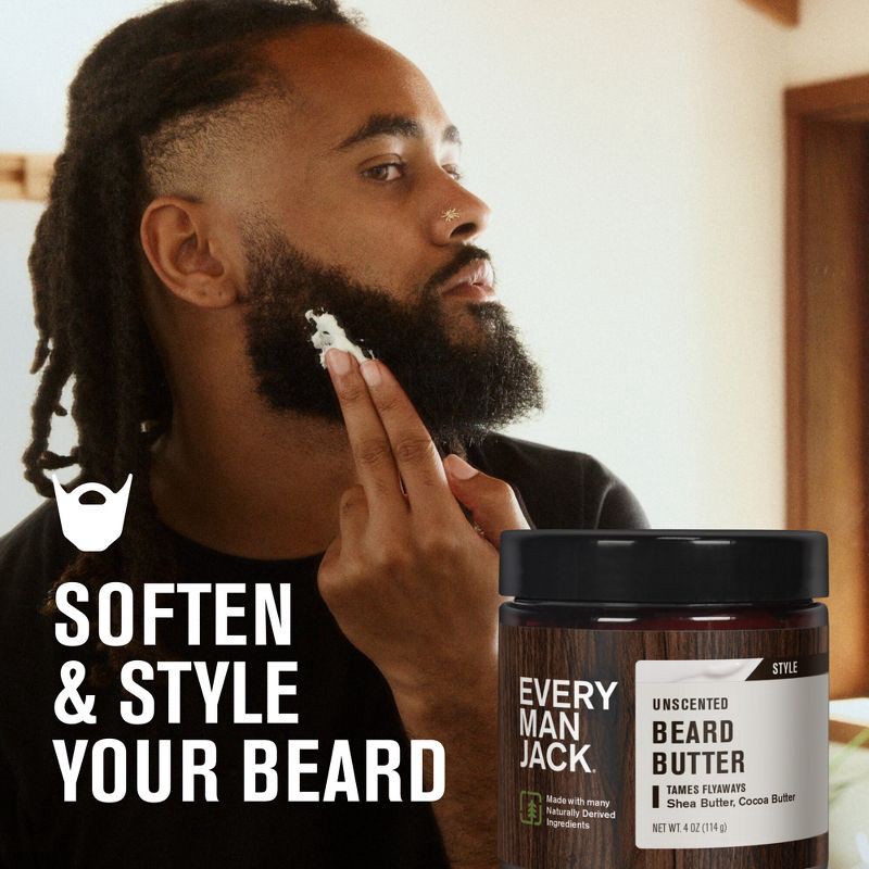 slide 5 of 12, Every Man Jack Beard Butter - Unscented - 4oz, 4 oz