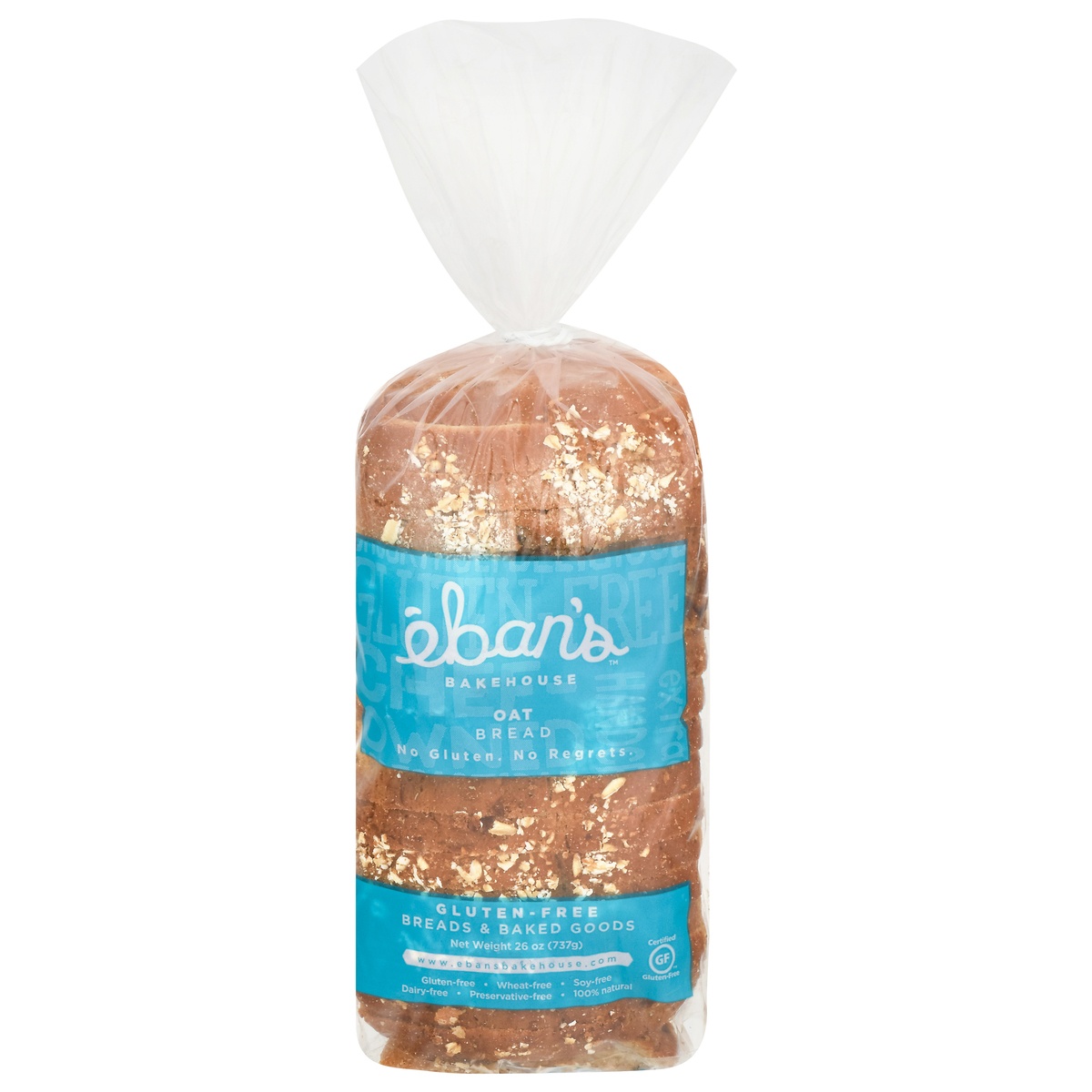 slide 1 of 1, Eban's Oat Bread 26 oz, 26 oz