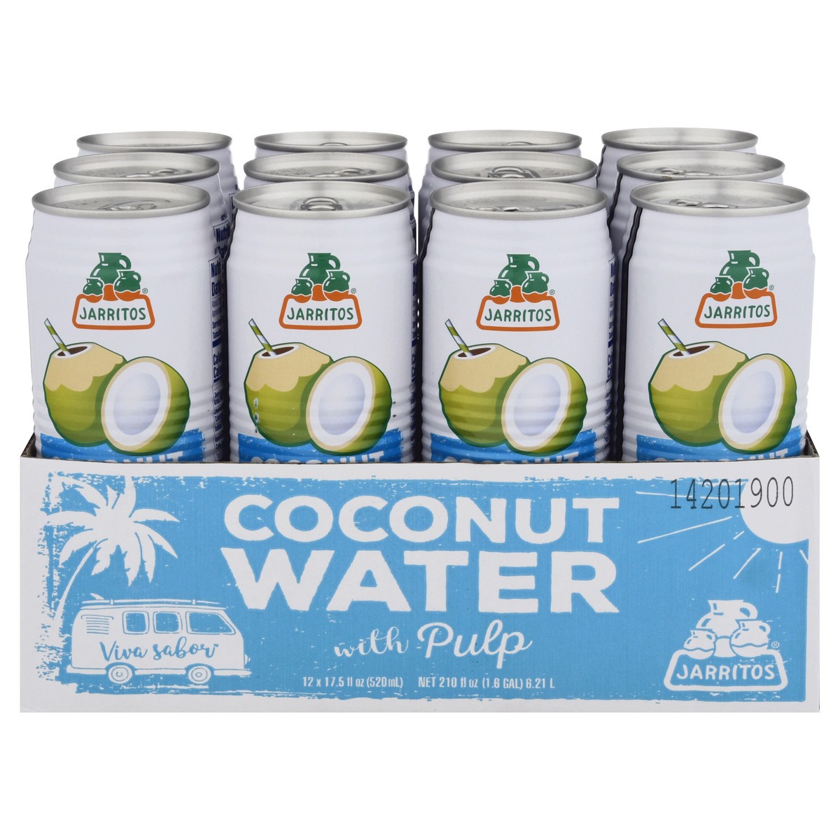 slide 4 of 4, Jarritos Coconut Water with Pulp 12 ea, 12 ct