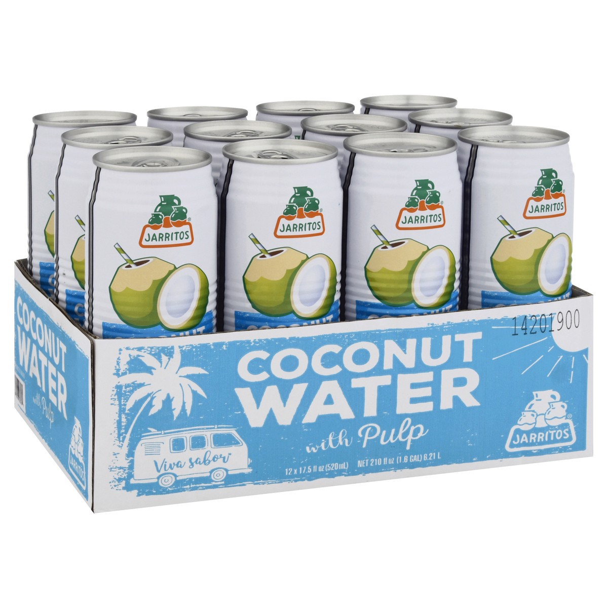 slide 2 of 4, Jarritos Coconut Water with Pulp 12 ea, 12 ct