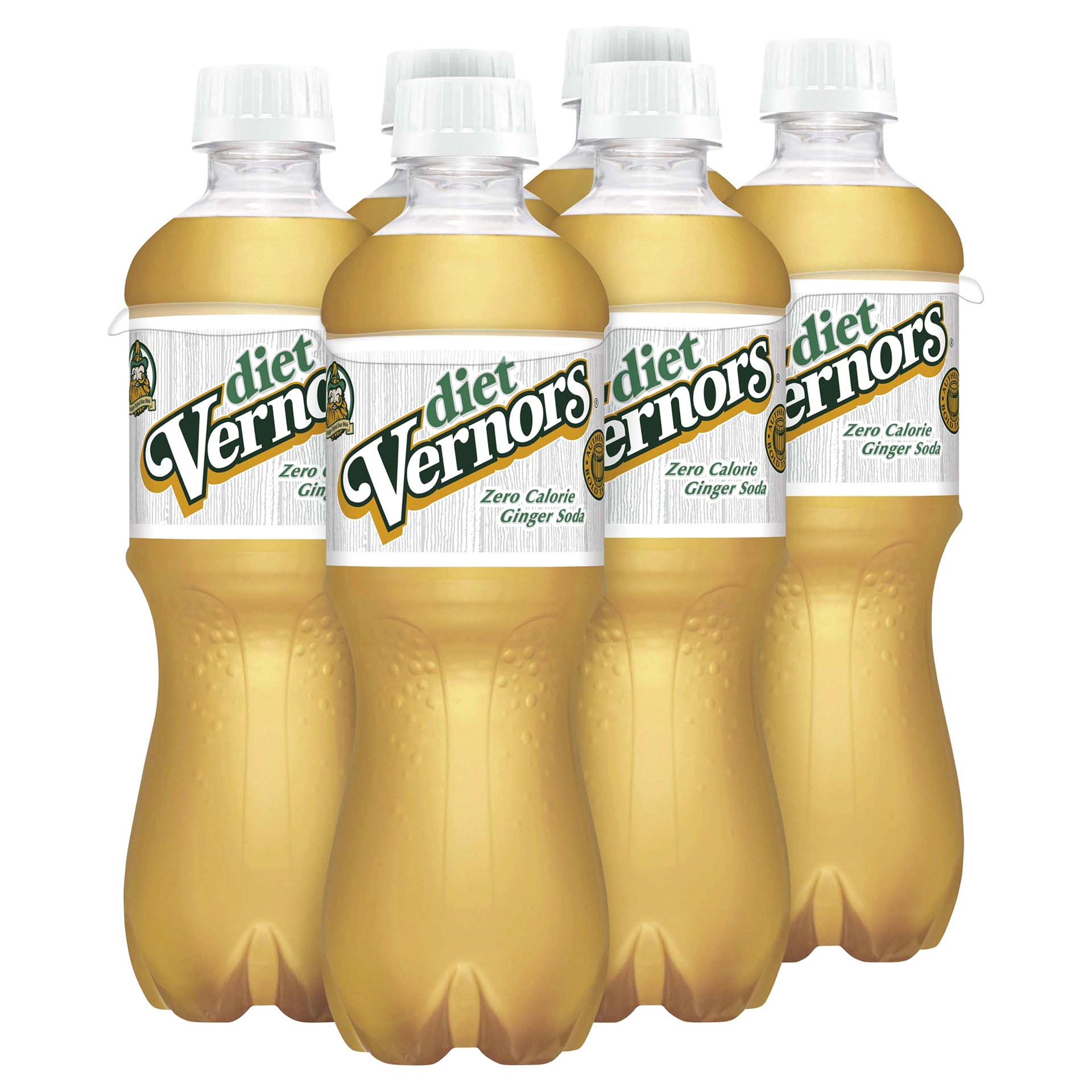 slide 13 of 21, Vernors Zero Sugar Ginger Soda, 6 ct; 1/2 liter