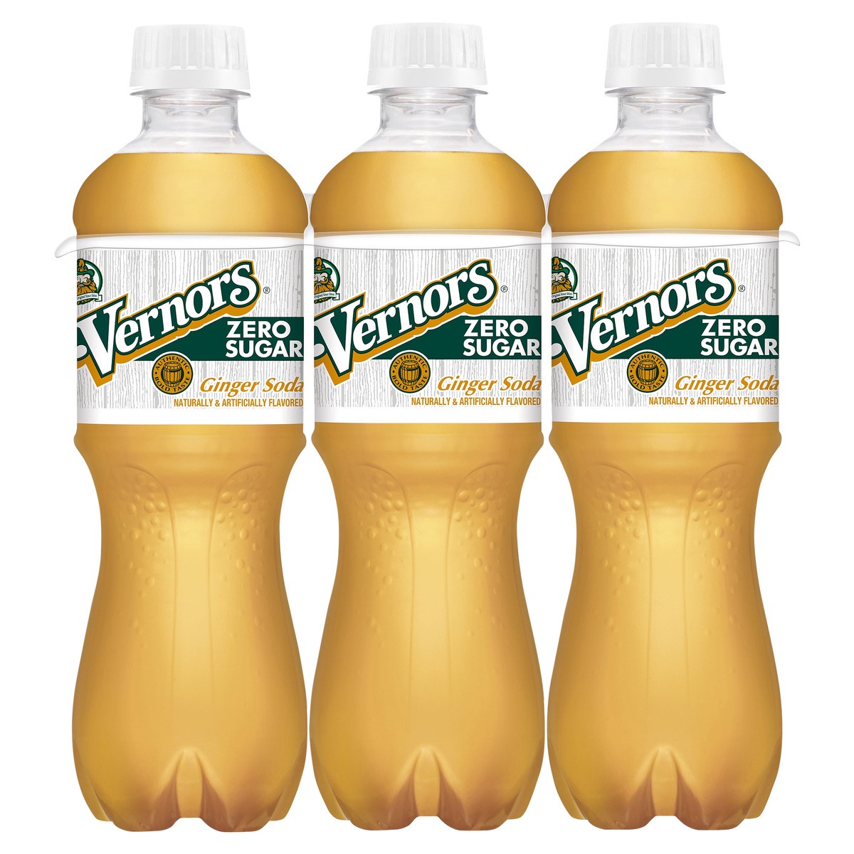 Vernors Zero Sugar Ginger Soda bottles 6 ct Shipt
