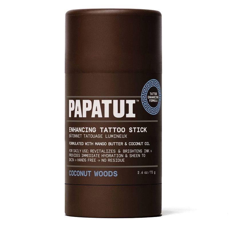 slide 2 of 11, Papatui Paraben-Free Protect and Brighten Enhancing Vitamin E Body Tattoo Stick - Coconut Woods - 2.6oz, 2.6 oz