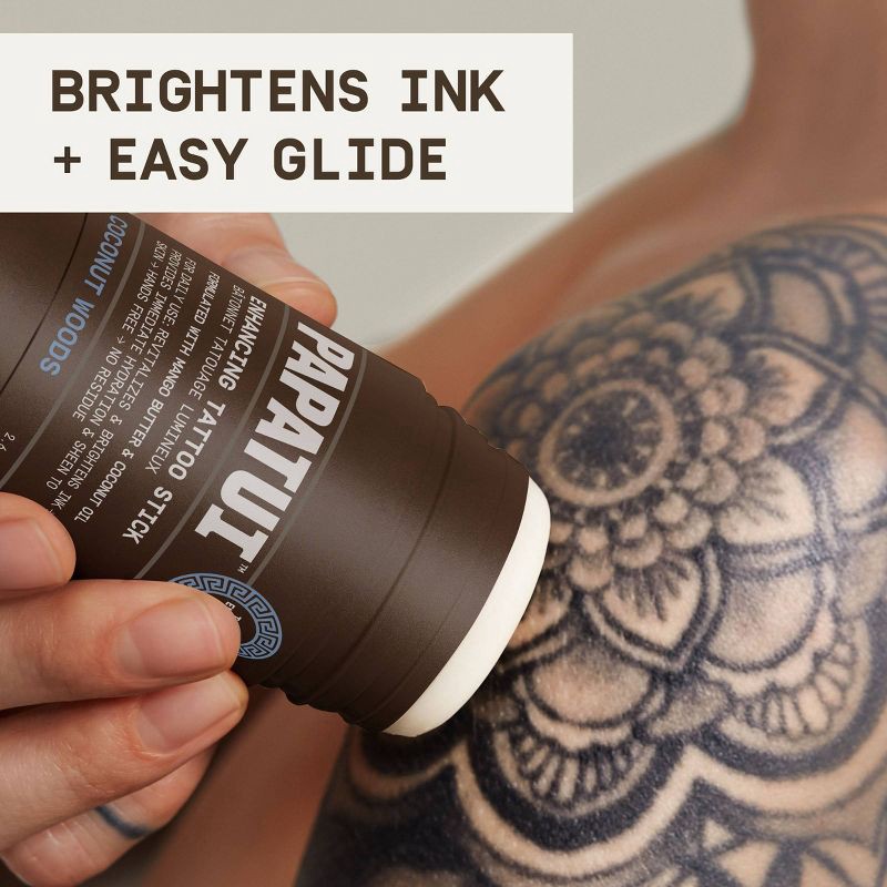slide 4 of 11, Papatui Paraben-Free Protect and Brighten Enhancing Vitamin E Body Tattoo Stick - Coconut Woods - 2.6oz, 2.6 oz