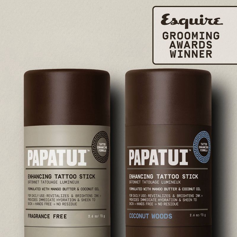 slide 10 of 11, Papatui Paraben-Free Protect and Brighten Enhancing Vitamin E Body Tattoo Stick - Coconut Woods - 2.6oz, 2.6 oz