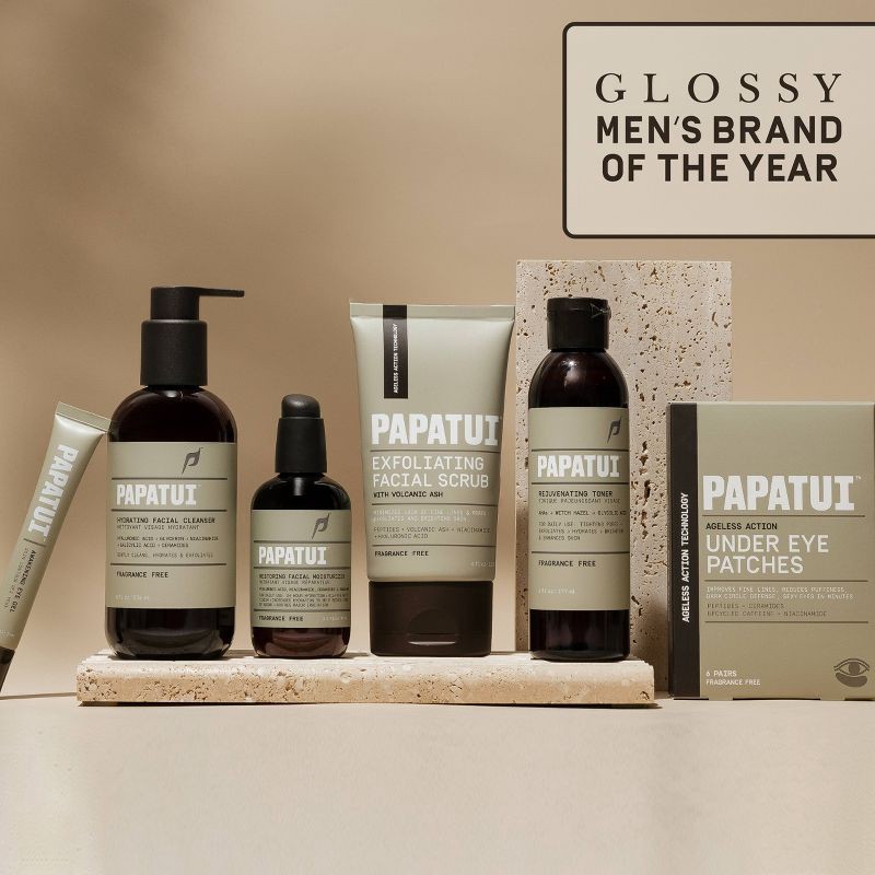 slide 8 of 9, Papatui Paraben-Free Men's Ageless Action Niacinamide and Hyaluronic Acid Face Exfoliating Scrub - Unscented - 4oz, 4 oz