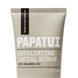 Papatui Paraben-Free Men's Ageless Action Niacinamide and Hyaluronic Acid Face Exfoliating Scrub - Unscented - 4oz