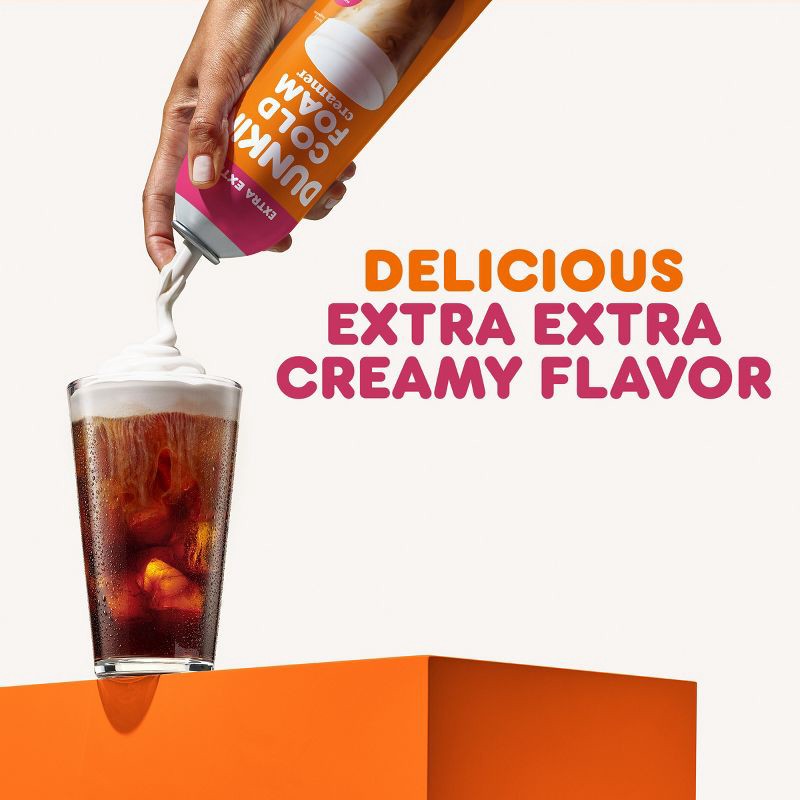 slide 9 of 14, Dunkin' Donuts Coffee Creamer Cold Foam Extra Extra Creamer - 14oz, 14 oz