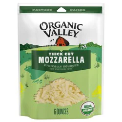 Organic Valley Mozzarella Thick Shredded Cheese - 6oz