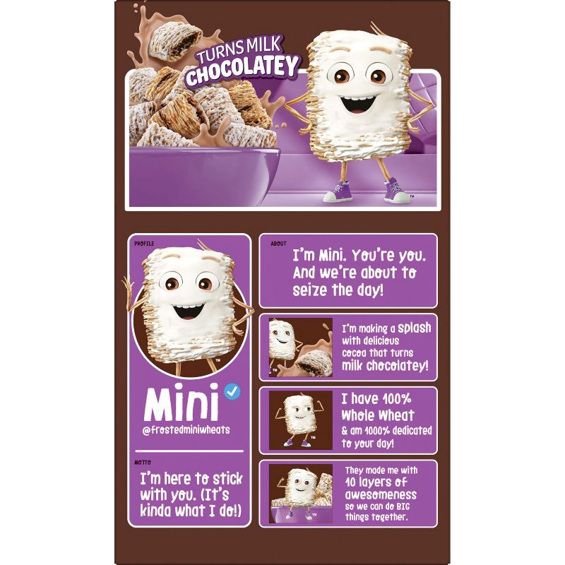 slide 7 of 11, Frosted Mini-Wheats Kellogg's Frosted Mini Wheats Cocoa Breakfast Cereal - 20oz, 20 oz