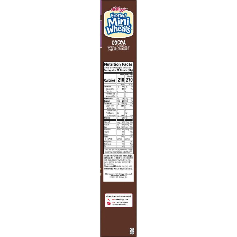 slide 9 of 11, Frosted Mini-Wheats Kellogg's Frosted Mini Wheats Cocoa Breakfast Cereal - 20oz, 20 oz