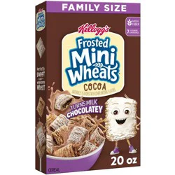 Frosted Mini-Wheats Kellogg's Frosted Mini Wheats Cocoa Breakfast Cereal - 20oz