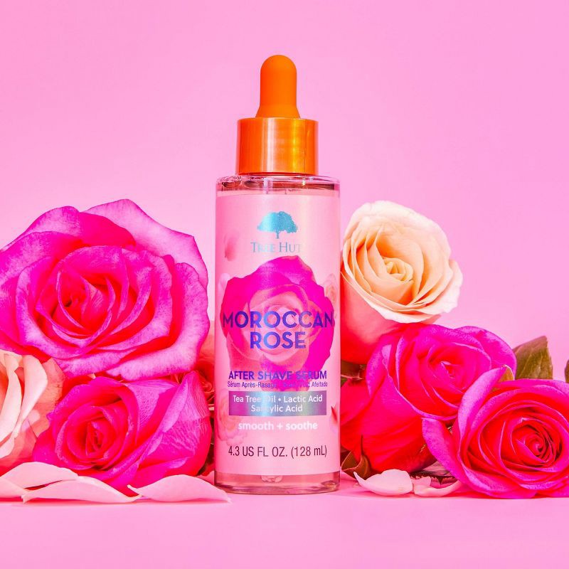 slide 7 of 10, Tree Hut Moroccan Rose After Shave Serum - 4.3 fl oz, 4.3 fl oz