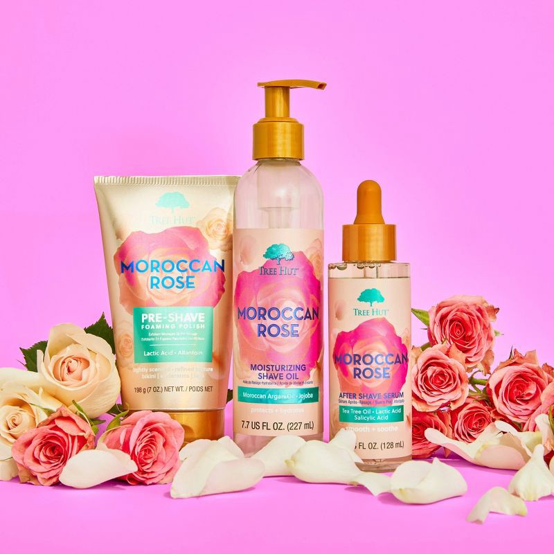 slide 10 of 10, Tree Hut Moroccan Rose After Shave Serum - 4.3 fl oz, 4.3 fl oz