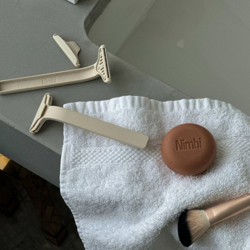slide 9 of 15, Nimbi Disposable Razor - Clay - 4ct, 4 ct