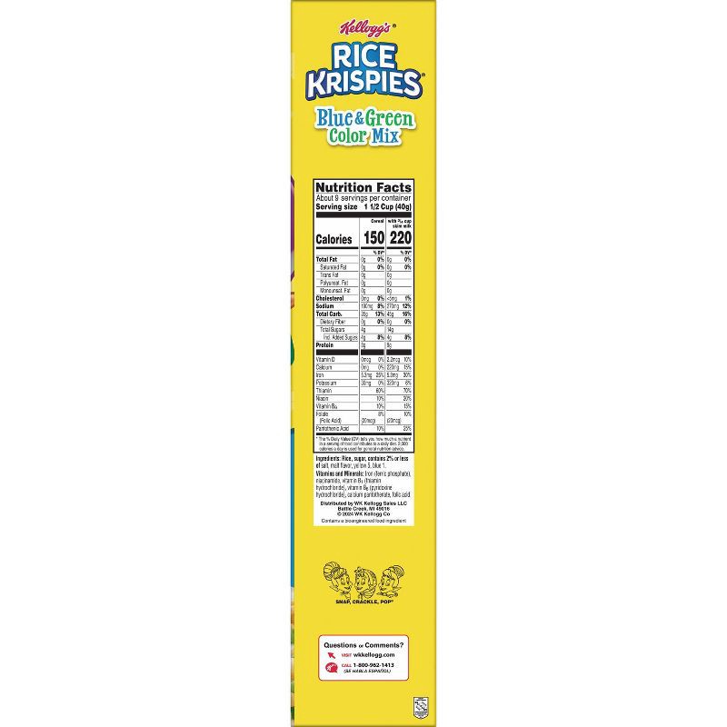 slide 6 of 10, Kellogg's Rice Krispies Spring Breakfast Cereal - 12.3oz, 12.3 oz