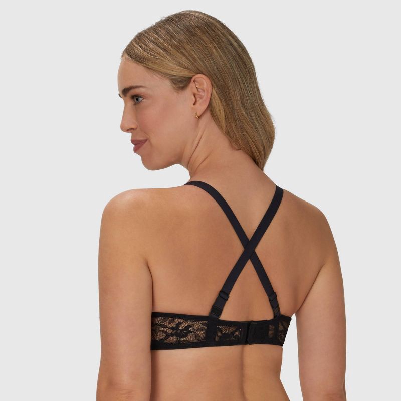 slide 4 of 5, Maidenform Women's Perfect Fit Custom Lift Underwire Bra MBT846 - Black 40C: Nylon Spandex Blend, Adjustable Straps, 1 ct