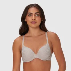 Maidenform Women's Perfect Lift Bra - Evening Blush 36B: Nylon & Spandex, Medium Coverage, Light Lift Push Up, Adjustable Straps