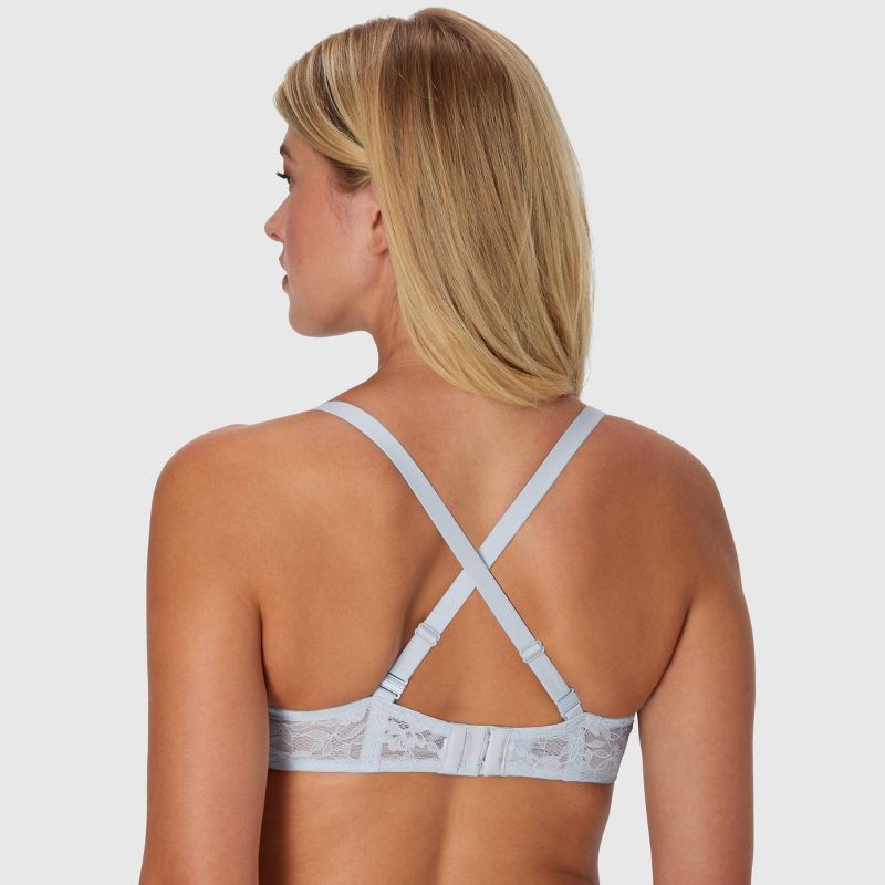 slide 4 of 6, Maidenform Women's Perfect Fit Custom Lift Underwire Bra MBT846 - Salty Pepper Gray 38C: Adjustable Straps, Medium Coverage, 1 ct