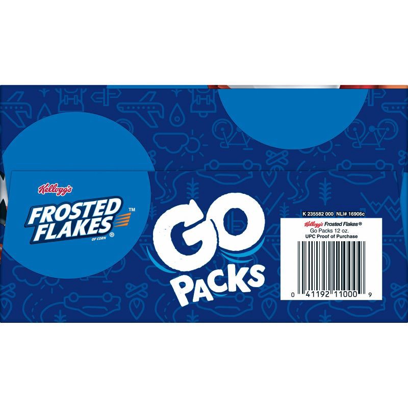 slide 12 of 12, Kellogg's Frosted Flakes Go Packs Breakfast Cereal - 12oz/10ct, 10 ct; 12 oz