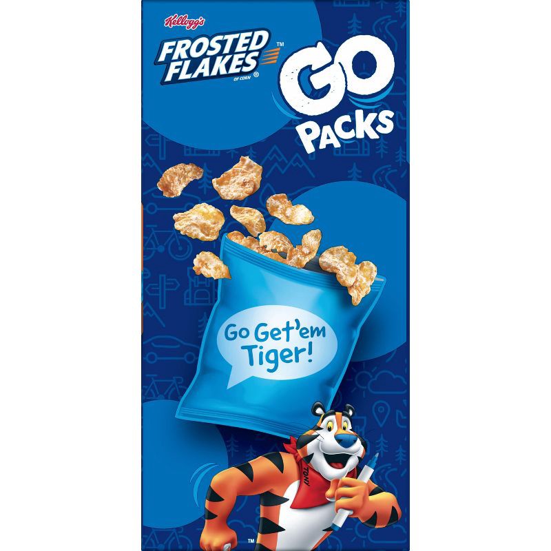 slide 9 of 12, Kellogg's Frosted Flakes Go Packs Breakfast Cereal - 12oz/10ct, 10 ct; 12 oz