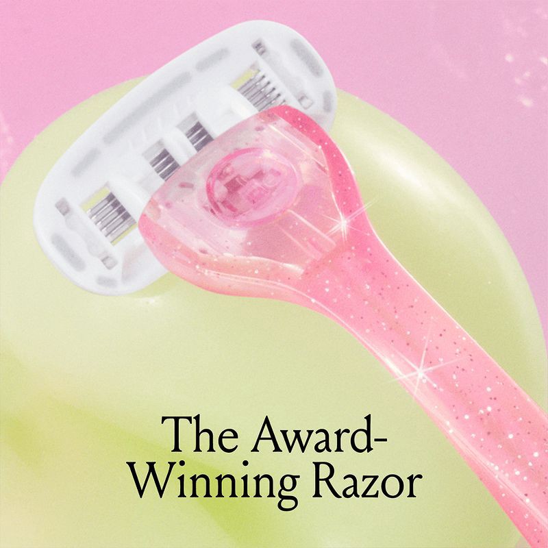 slide 3 of 11, Billie Handle with Magnetic Holder Women 5 Blade Refills Reusable Razor, 1 ct