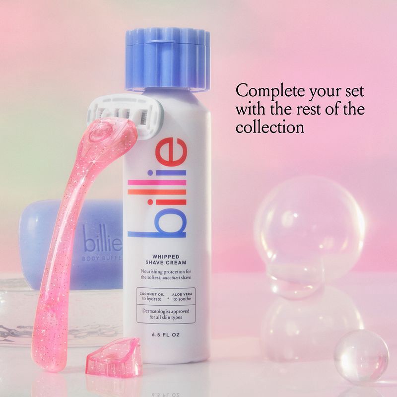 slide 10 of 11, Billie Handle with Magnetic Holder Women 5 Blade Refills Reusable Razor, 1 ct