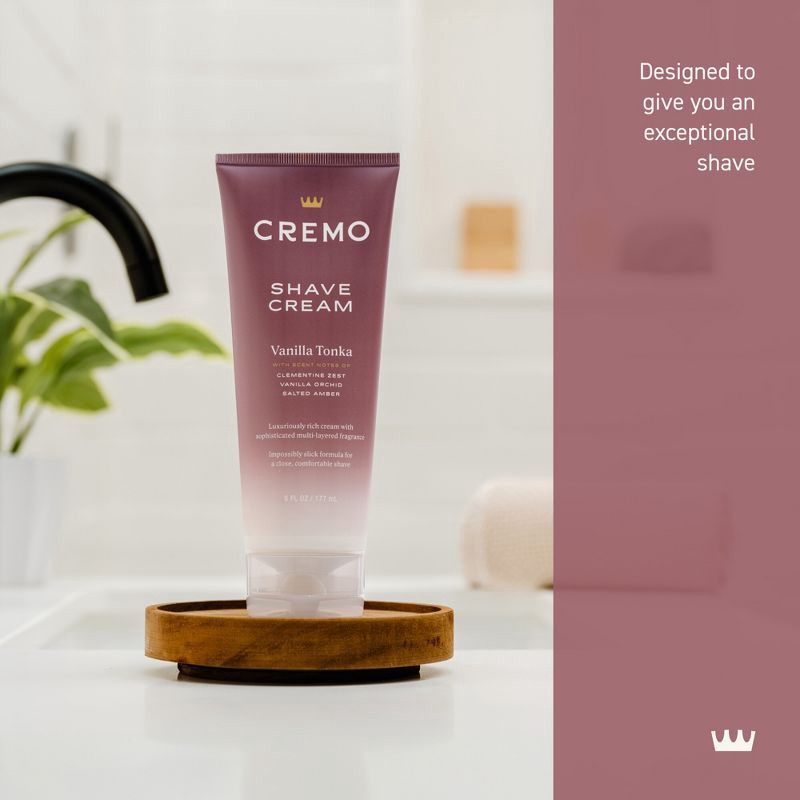 slide 3 of 8, Cremo Shave Cream - Vanilla Tonka - 6 fl oz, 6 fl oz