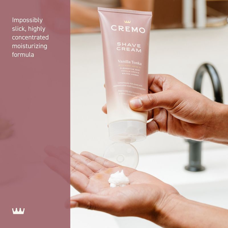 slide 5 of 8, Cremo Shave Cream - Vanilla Tonka - 6 fl oz, 6 fl oz